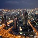 Dubai City at night