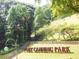 Fort Canning Park sign, Singapore